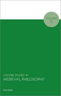 Oxford Studies in Medieval Philosophy : Volume 11 (Oxford Studies in Medieval Philosophy)