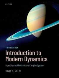 Introduction to Modern Dynamics : From Classical Mechanics to Complex Systems