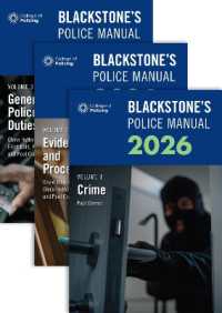 Blackstone's Police Manuals 2026 Three Volume Set (Blackstone's Police)