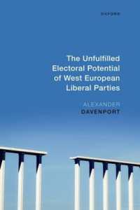 西欧リベラル政党の実現されなかった選挙の可能性<br>The Unfulfilled Electoral Potential of West European Liberal Parties