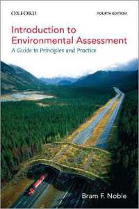 Introduction to Environmental Assessment : A Guide to Principles and Practice （4TH）