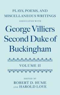 Plays, Poems, and Miscellaneous Writings associated with George Villiers, Second Duke of Buckingham : Volume II