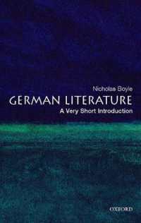 VSIドイツ文学<br>German Literature : A Very Short Introduction (Very Short Introductions)
