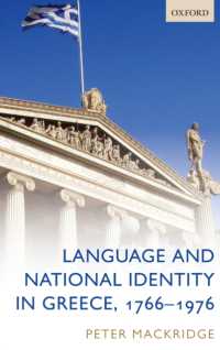 Language and National Identity in Greece, 1766-1976