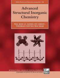 Advanced Structural Inorganic Chemistry (International Union of Crystallography Texts on Crystallography)