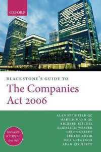Blackstone's Guide to the Companies Act 2006 (Blackstone's Guide)