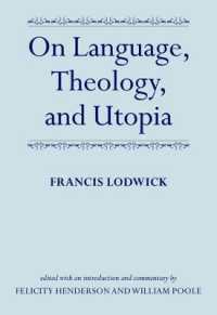 言語・神学・ユートピアについて<br>On Language, Theology, and Utopia
