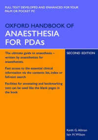 Oxford Handbook of Anaesthesia for PDAs (Oxford Handbooks Series) （2 CDR）