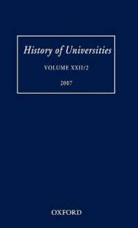 History of Universities : Volume XXII/2 (History of Universities Series)