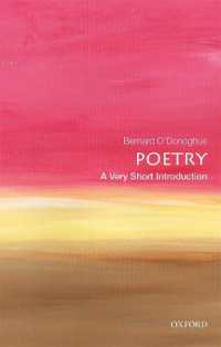 VSI詩<br>Poetry : A Very Short Introduction (Very Short Introductions)