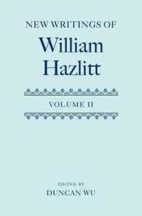 New Writings of William Hazlitt