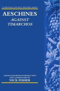 Aeschines: against Timarchos (Clarendon Ancient History Series)