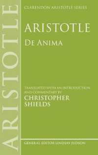 Aristotle: De Anima (Clarendon Aristotle Series)