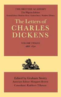 第１２巻：１８６８－１８７０年<br>The British Academy/The Pilgrim Edition of the Letters of Charles Dickens: Volume 12: 1868-1870 (The British Academy/the Pilgrim Edition of the Letters of Charles Dickens)