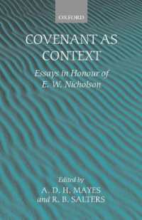 Covenant as Context : Essays in Honour of E. W. Nicholson