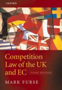 Competition Law of the UK and EC （3RD）