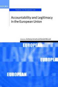 Accountability and Legitimacy in the European Union (Oxford Studies in European Law)