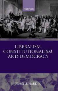 自由主義、立憲主義と民主主義<br>Liberalism, Constitutionalism, and Democracy