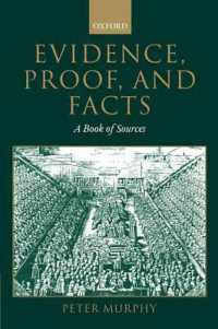 証拠、立証と事実<br>Evidence, Proof, and Facts : A Book of Sources