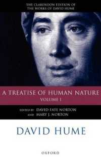 クラレンドン版ヒューム『人性論』第１巻：テクスト編<br>David Hume: A Treatise of Human Nature : Volume 1: Texts (Clarendon Hume Edition Series)