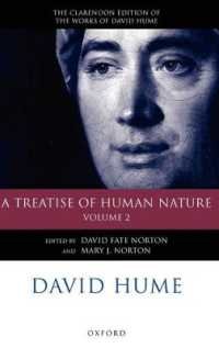 クラレンドン版ヒューム『人性論』第２巻：解説編<br>David Hume: a Treatise of Human Nature : Volume 2: Editorial Material (Clarendon Hume Edition Series)