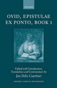 Ovid Epistulae ex Ponto, Book I (Oxford Classical Monographs)