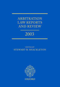 Arbitration Law Reports and Review 2003