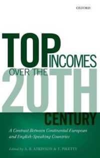 ２０世紀の高所得者：欧州および英語圏諸国の比較研究<br>Top Incomes over the Twentieth Century : A Contrast between Continental European and English-Speaking Countries