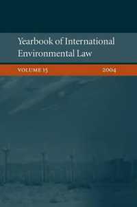 Yearbook of International Environmental Law (Yearbook International Environmental Law Series)