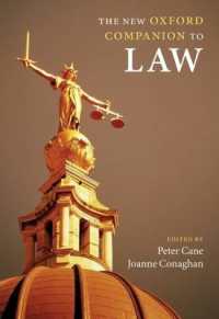 新・オックスフォード法学必携<br>The New Oxford Companion to Law (Oxford Companions)