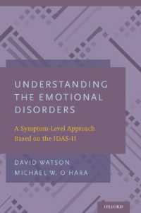 Understanding the Emotional Disorders : A Symptom-Level Approach Based on the IDAS-II