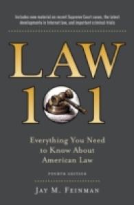 アメリカ法入門（第４版）<br>Law 101 (Law 101) （4TH）