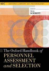 オックスフォード版 人材評価・採用ハンドブック<br>The Oxford Handbook of Personnel Assessment and Selection (Oxford Library of Psychology)