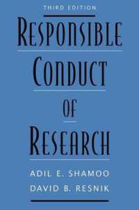 倫理的科学研究の手引き（第３版）<br>Responsible Conduct of Research （3RD）