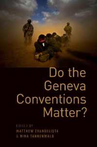 ジュネーブ条約の意義<br>Do the Geneva Conventions Matter?