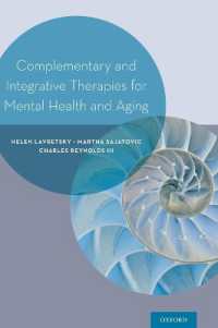 Complementary and Integrative Therapies for Mental Health and Aging -- Hardback