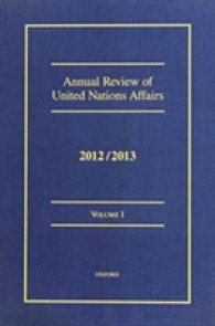 Annual Review of United Nations Affairs 2012/2013 : Volumes I - VI (Annual Review of United Nations Affairs 1961-2004)
