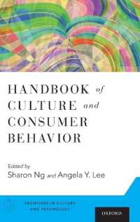 文化と消費者行動ハンドブック<br>Handbook of Culture and Consumer Behavior (Frontiers in Culture and Psychology)