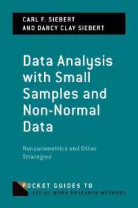 Data Analysis with Small Samples and Non-Normal Data : Nonparametrics and Other Strategies (Pocket Guides to Social Work Research Methods)