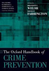 オックスフォード版 犯罪予防ハンドブック<br>The Oxford Handbook of Crime Prevention (Oxford Handbooks)