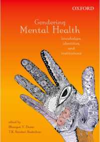 Gendering Mental Health : Knowledges, Identities, and Institutions