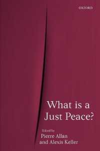 公平な平和とは何か？<br>What is a Just Peace?