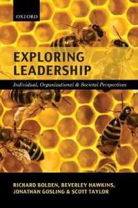 リーダーシップ：個人、組織と社会の視点<br>Exploring Leadership : Individual, Organizational, and Societal Perspectives
