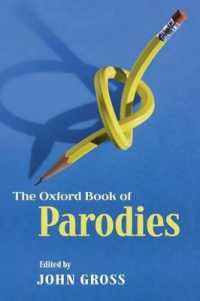 オックスフォード版　パロディーの本<br>The Oxford Book of Parodies