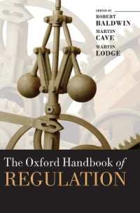 オックスフォード規制ハンドブック<br>The Oxford Handbook of Regulation (Oxford Handbooks)