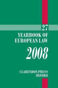 Yearbook of European Law 2008 (Yearbook of European Law)