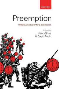 先制：軍事行動と道徳的正当化<br>Preemption : Military Action and Moral Justification