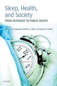 Sleep, Health, and Society : From Aetiology to Public Health （1ST）