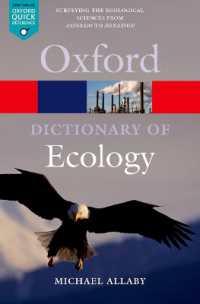 オックスフォード生態学辞典（第４版）<br>A Dictionary of Ecology (Oxford Quick Reference) （4TH）