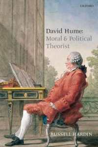ヒューム：道徳・政治理論家<br>David Hume : Moral and Political Theorist